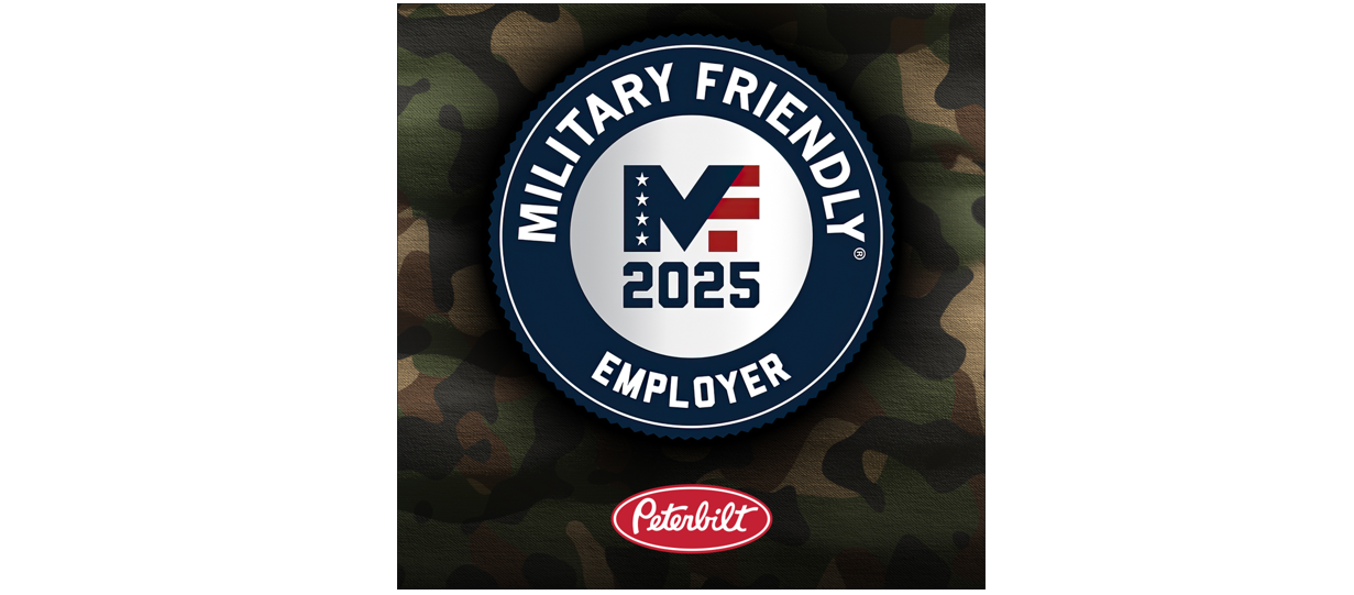 Peterbilt Recognized as 2025 Military Friendly® Employer, Demonstrating Commitment & Support to Military Community - Hero image